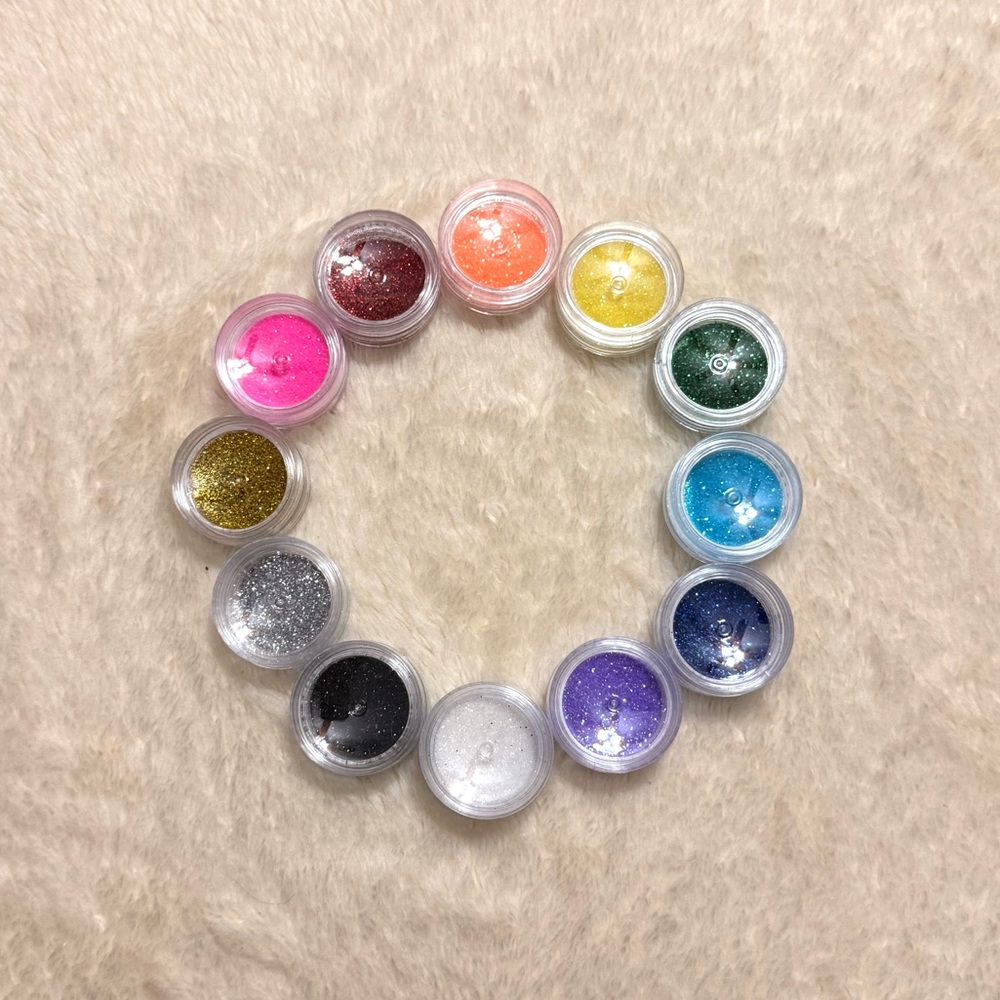 Colorful Glitter Powder Set - Picture 2 of 7
